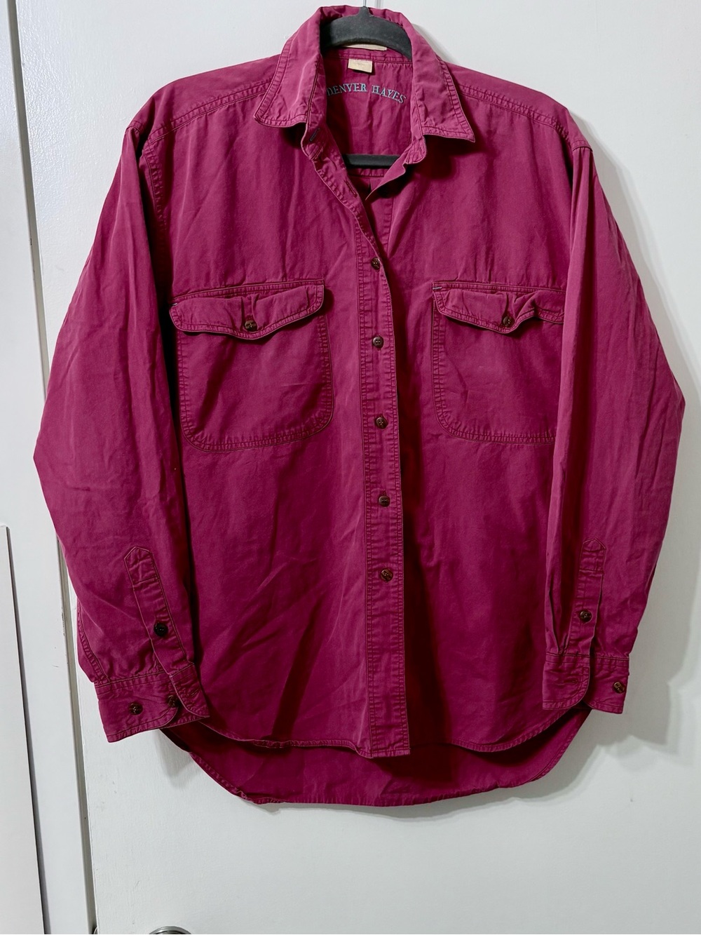Denver Hayes Women’s Button-Up Shirt - Magenta